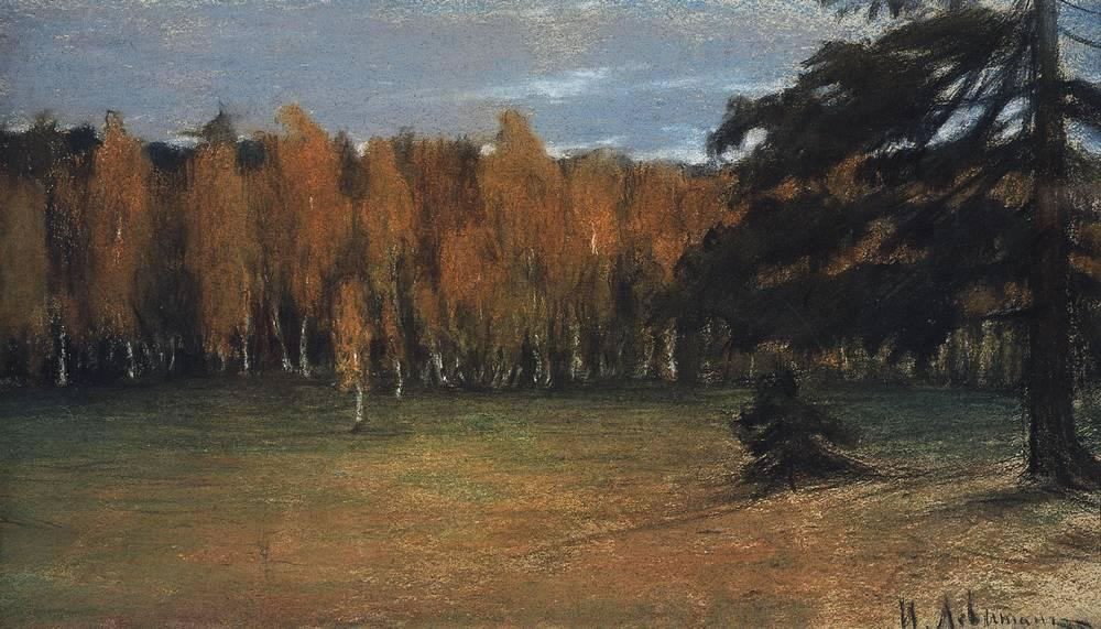 Исаак Левитан. Осенний пейзаж. 1890-е.